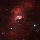 Bubble nebula, NGC7635, HOO, f=860mm f/D=3.4 Newton 19 nov & 12/14 dec 2022