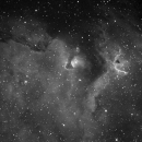 IC1848 Detail East in H-alpha